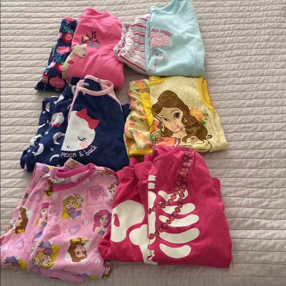 Lot of girls pajamas